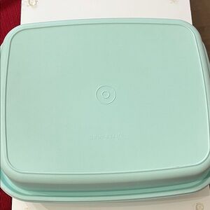 Tupperware Aqua Blue Container